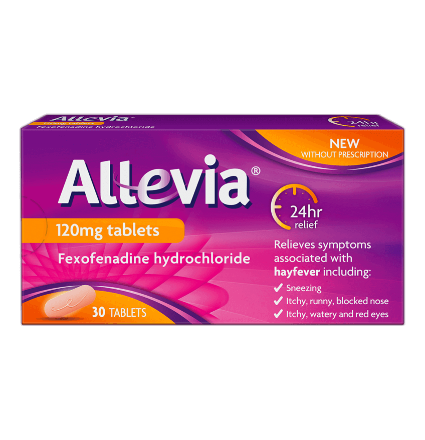 Allevia - Fexofenadine 120mg 30 Tablets - Medaid International
