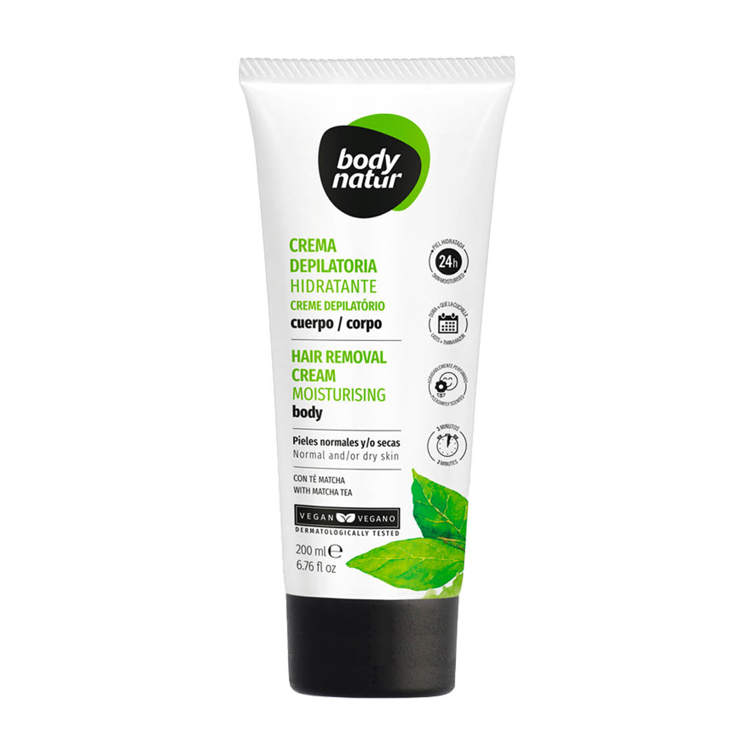Body Natur Hair Removal Cream Matcha Tea 200Ml - Medaid International