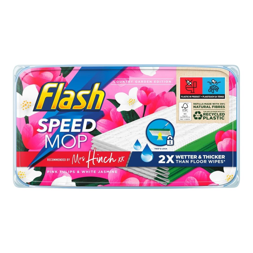 Flash Speedmop Wet Refill Pads Wild Orchid 24ct Pink Edition - Medaid International