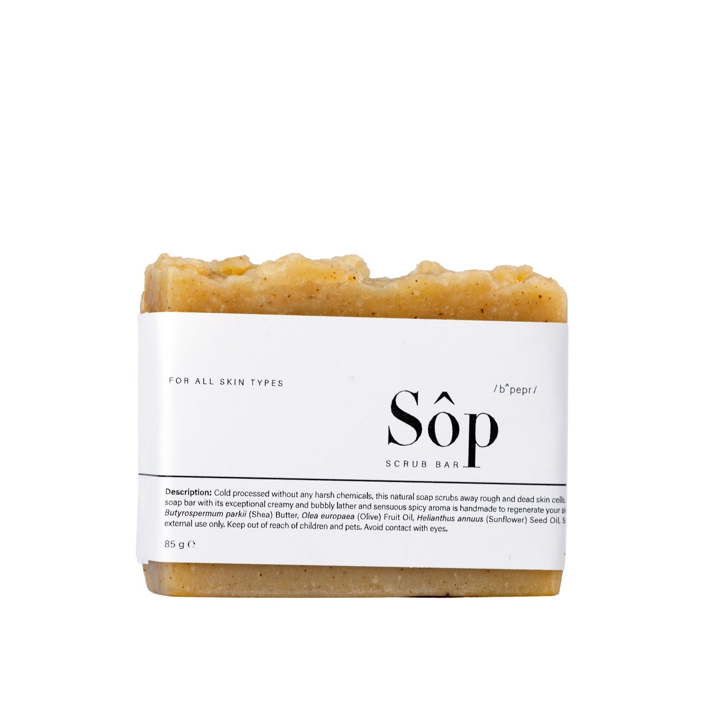 Sôp Black Pepper Scrub Bar - Medaid