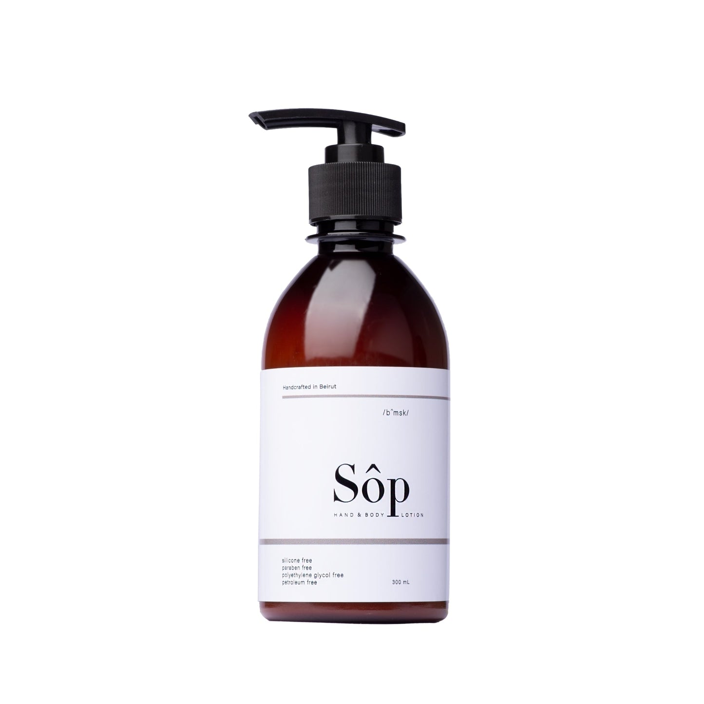 Sôp Natural Hand & Body Lotion Black Musk - Medaid International
