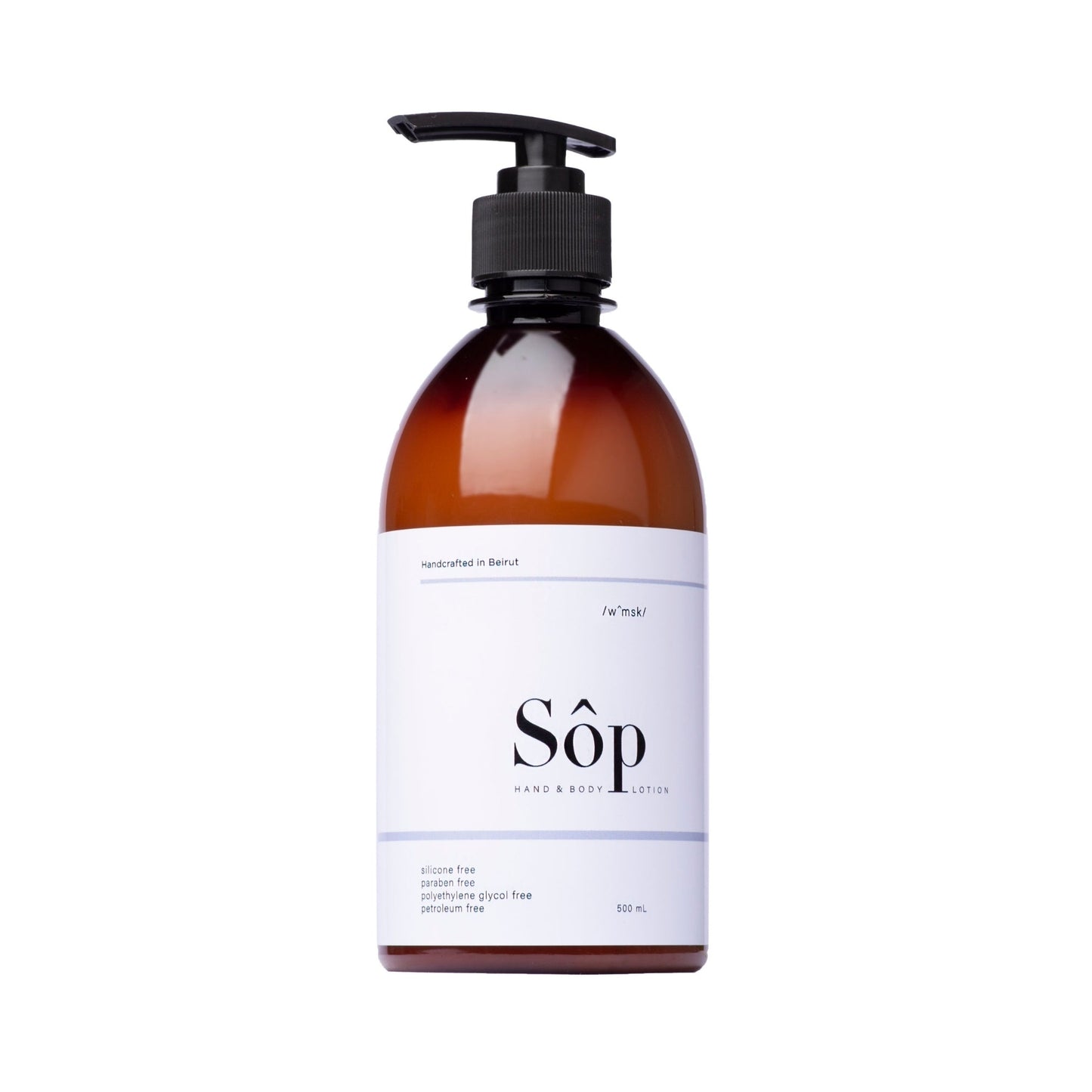 Sôp Natural Hand & Body Lotion White Musk - Medaid International