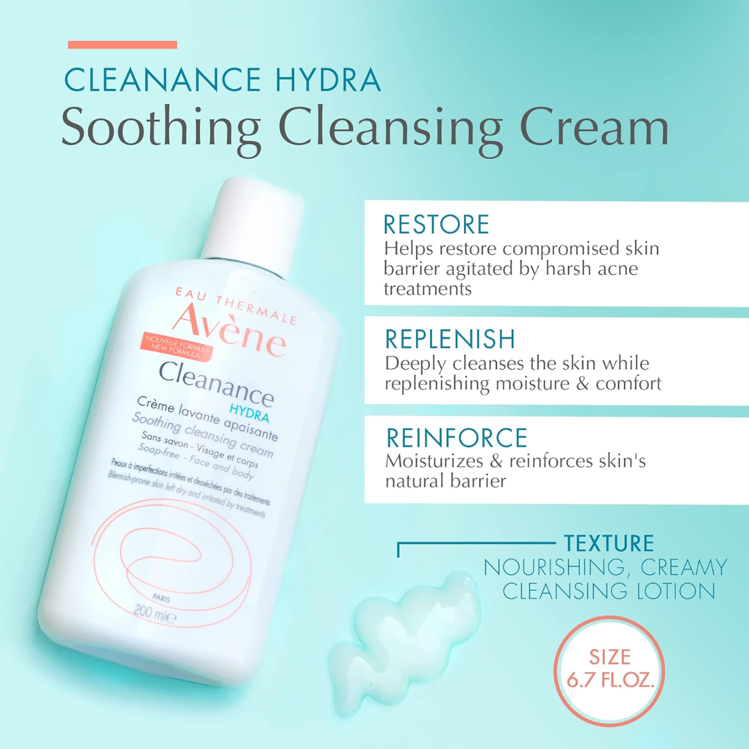 Avène Hydra Soothing Cleansing Cream 200ml - Medaid