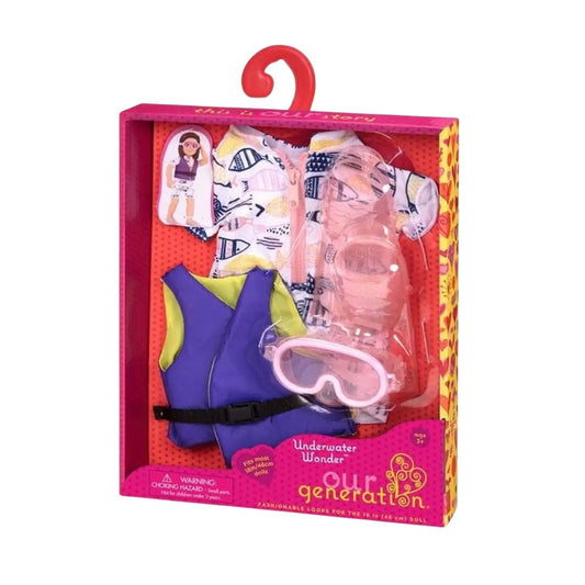 Our Generation Underwater Wonder Outfit - Medaid International