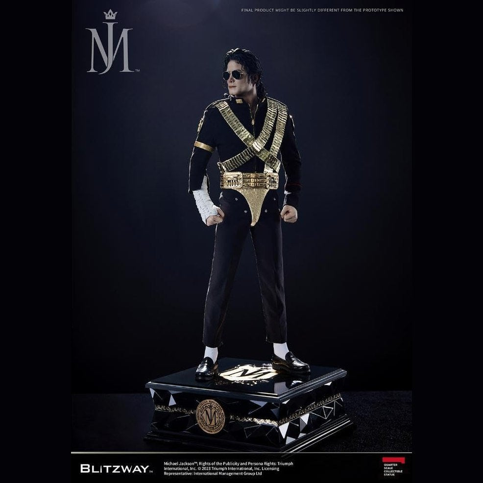 Michael Jackson Black Label 1/4 Scale Statue By Blitzway - Medaid International
