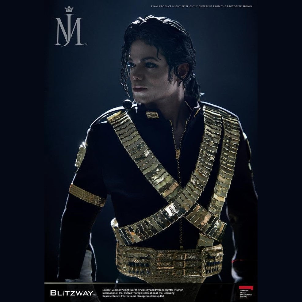 Michael Jackson Black Label 1/4 Scale Statue By Blitzway - Medaid International