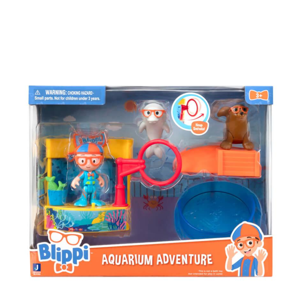 Blippi Little Adventures Playset - Aquarium Adventure - Medaid International