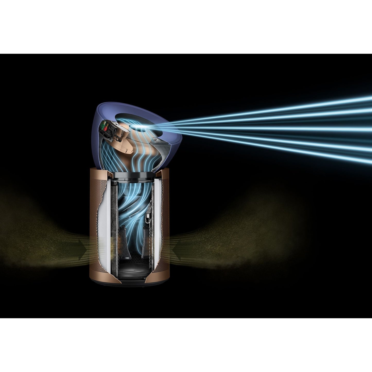 Dyson Purifier Big+Quiet Formaldehyde BP04 (Prussian Blue/Gold) - Medaid International