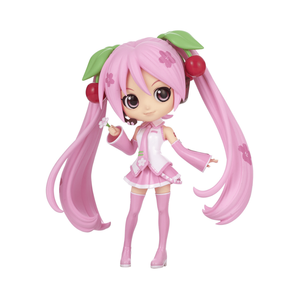 SAKURA Hatsune MIKU A Q posket Figure By Banpresto - Medaid International