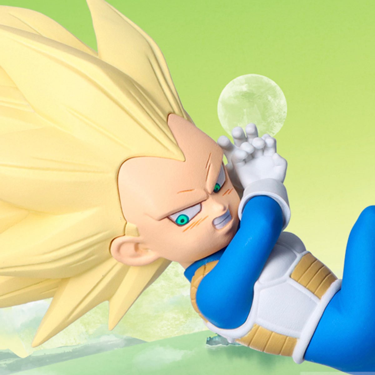 DRAGON BALL DAIMA SUPER SAIYAN 3 VEGETA(MINI) FIGURE WITH PANEL Figure By Banpresto - Medaid International