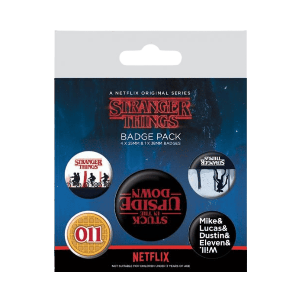 STRANGER THINGS UPSIDE DOWN (BADGE PACK) By Pyramid - Medaid International