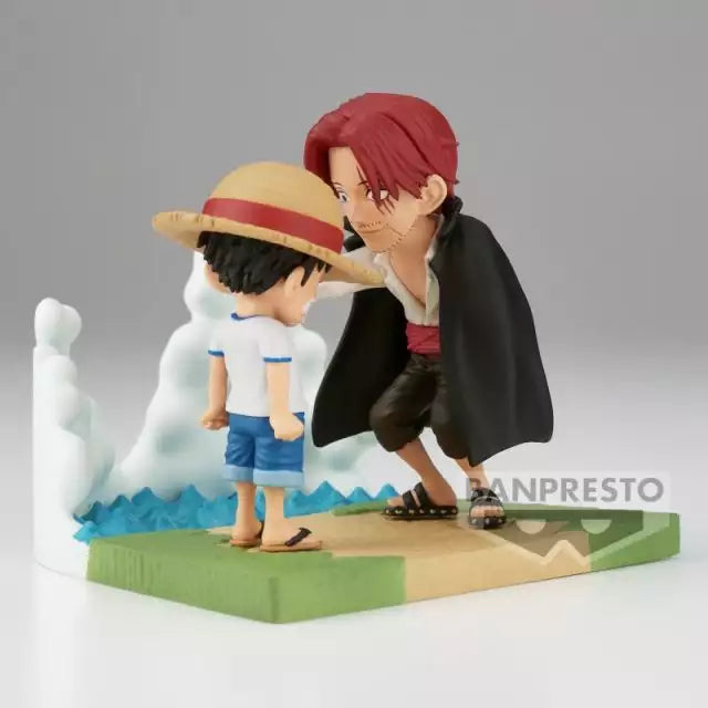 ONE PIECE-MONKEY.D.LUFFY&SHANKS- WORLD COLLECTABLE FIGURE LOG STORIES Figure By Banpresto - Medaid International