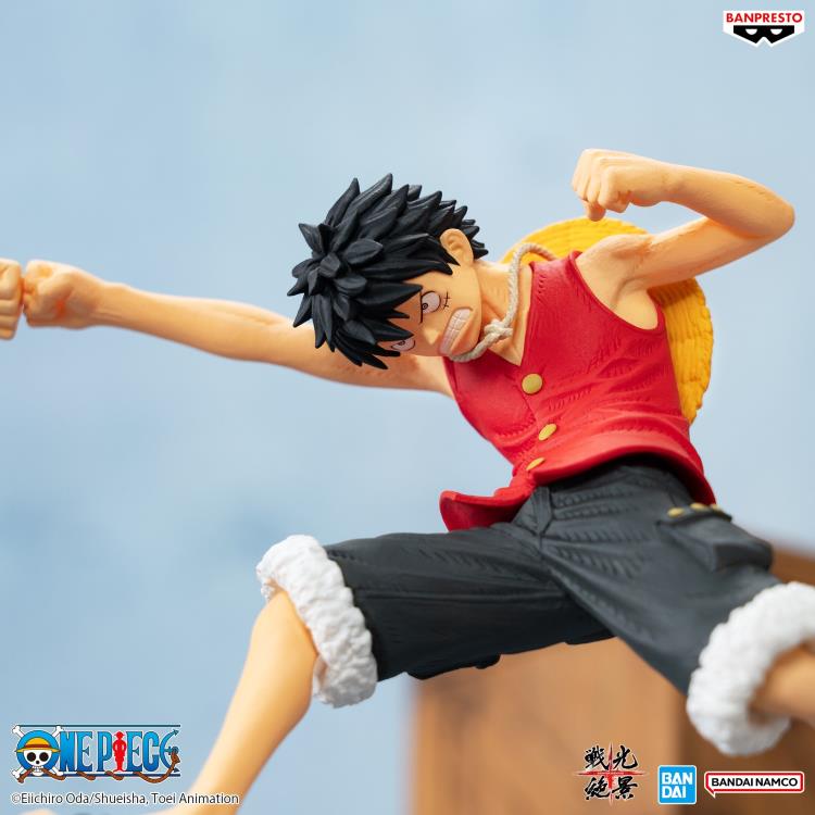 ONE PIECE SENKOZEKKEI MONKEY.D.LUFFY Figure By Banpresto - Medaid International