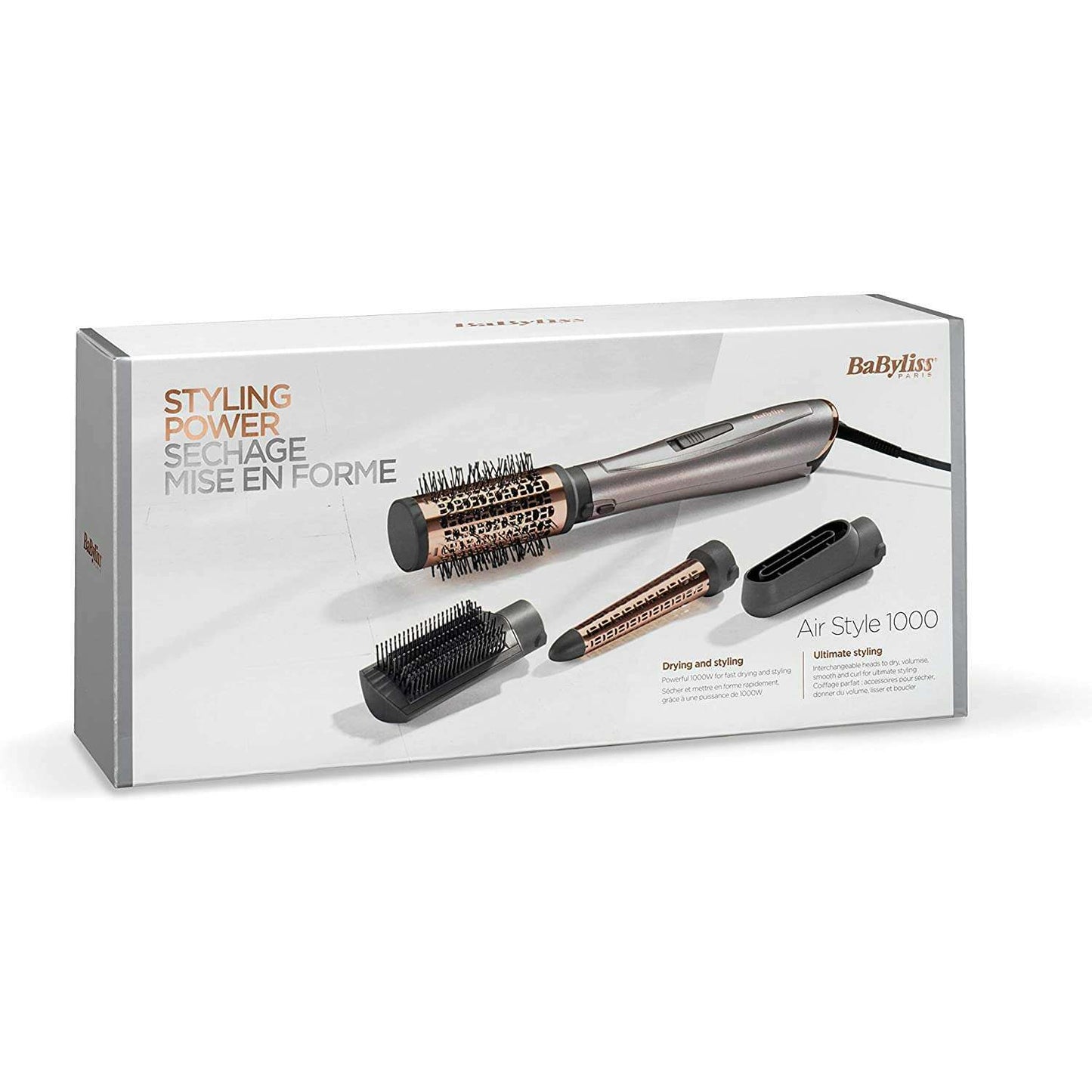 Ceramic Air Style 1000w Hot Air Brush - Medaid International