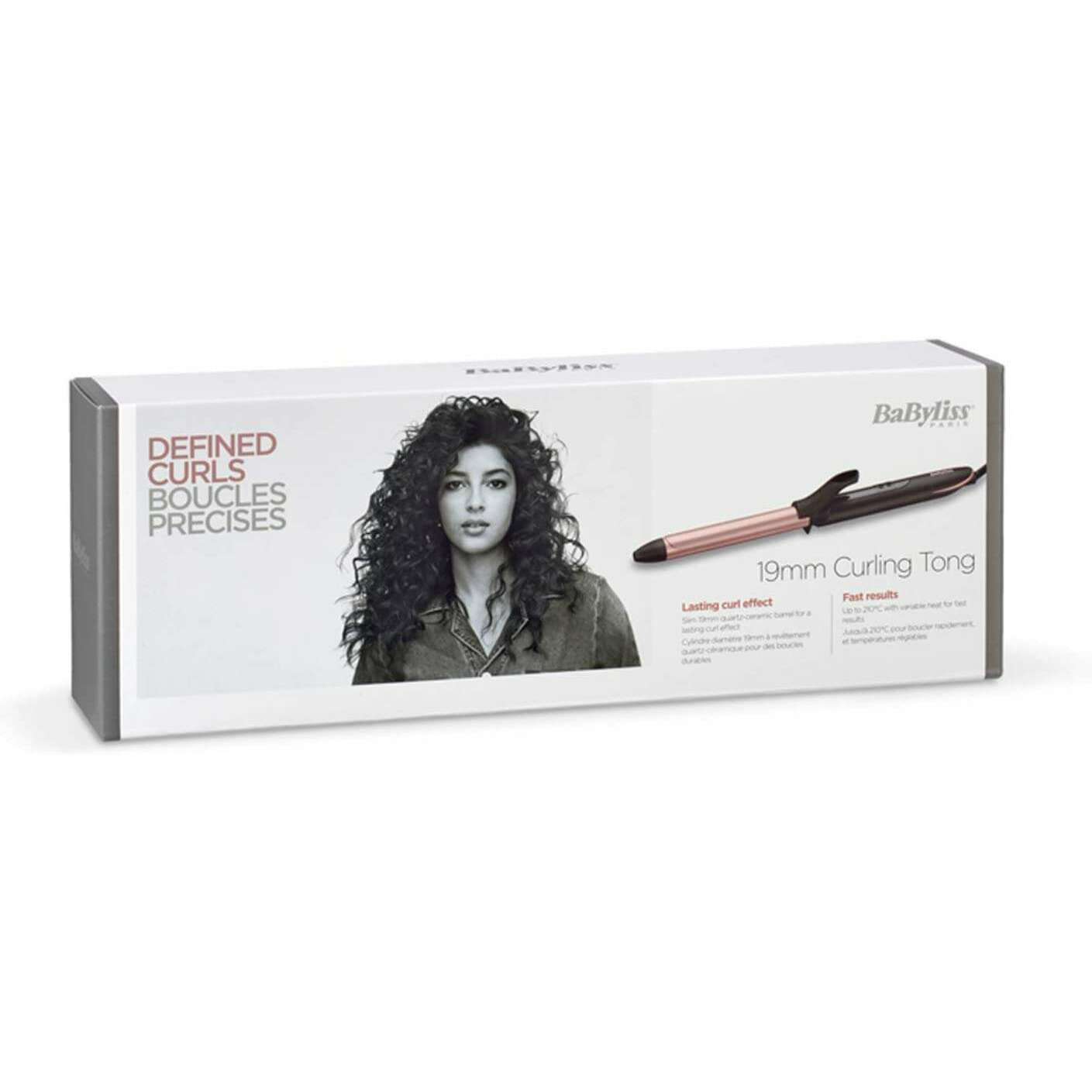Rose Quartz 19mm Barrel Hair Curling Iron - Medaid International