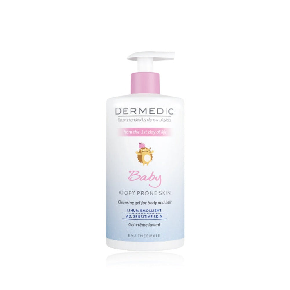 Dermedic Linum Baby Cleansing Gel For Body And Hair From first Day Of Life - Medaid International