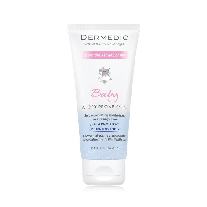 Dermedic Linum Baby Lipid Replenishing Moisturising And Soothing Cream 1st Day Of Life - 100 ml - Medaid International