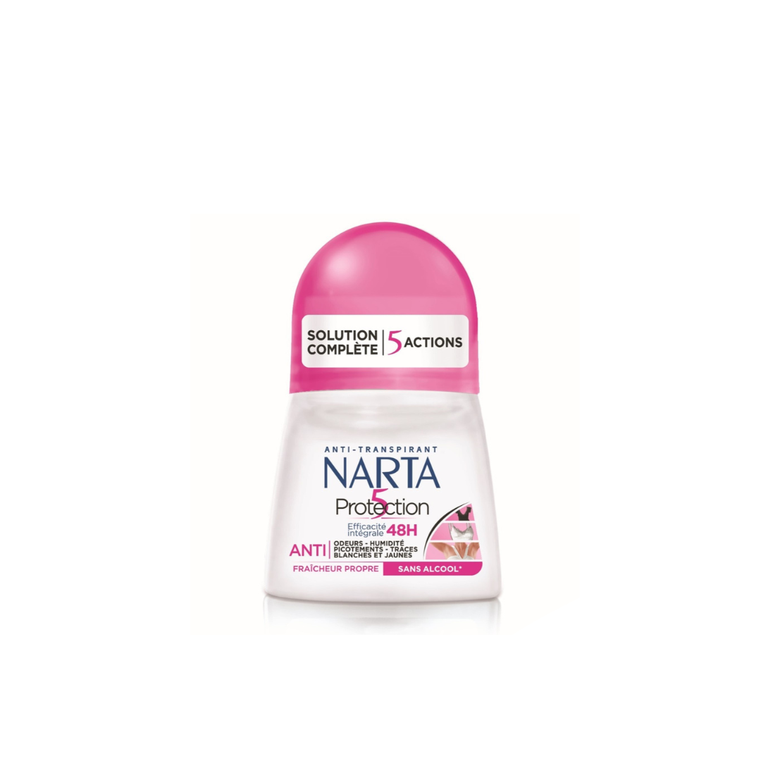 Narta Women Roll On Protection 5 Integral Efficiency Deodorant 48h - Medaid International