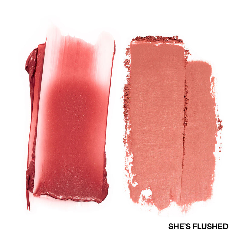 PATRICK TA MAJOR HEADLINES - DOUBLE-TAKE CREME & POWDER BLUSH DUO (SHE'S FLUSHED) - Medaid - Lebanon