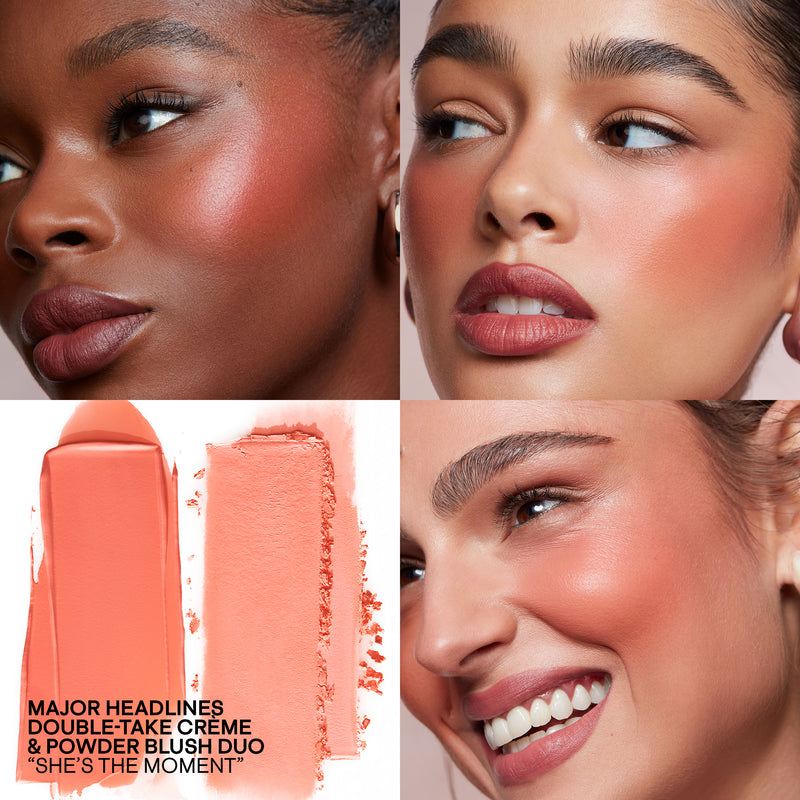 PATRICK TA MAJOR HEADLINES - DOUBLE-TAKE CREME & POWDER BLUSH DUO (SHE'S THE MOMENT) - Medaid - Lebanon