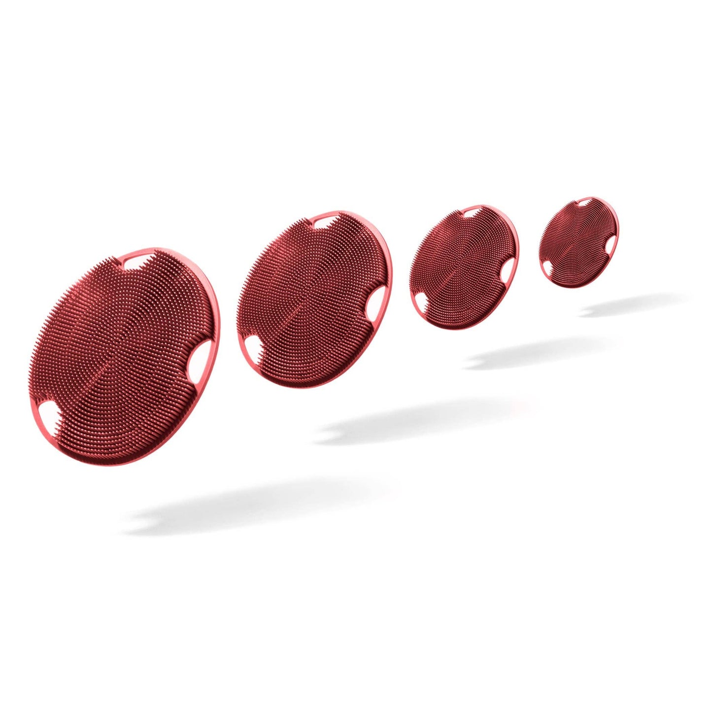 3 Month Plan - Flat Body Scrubber - Red - BOE2000-02-4PK - Medaid International