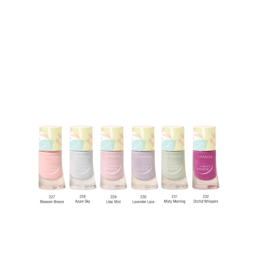 Samoa Never Nude Tropical Breeze Nail Polish Collection - Medaid