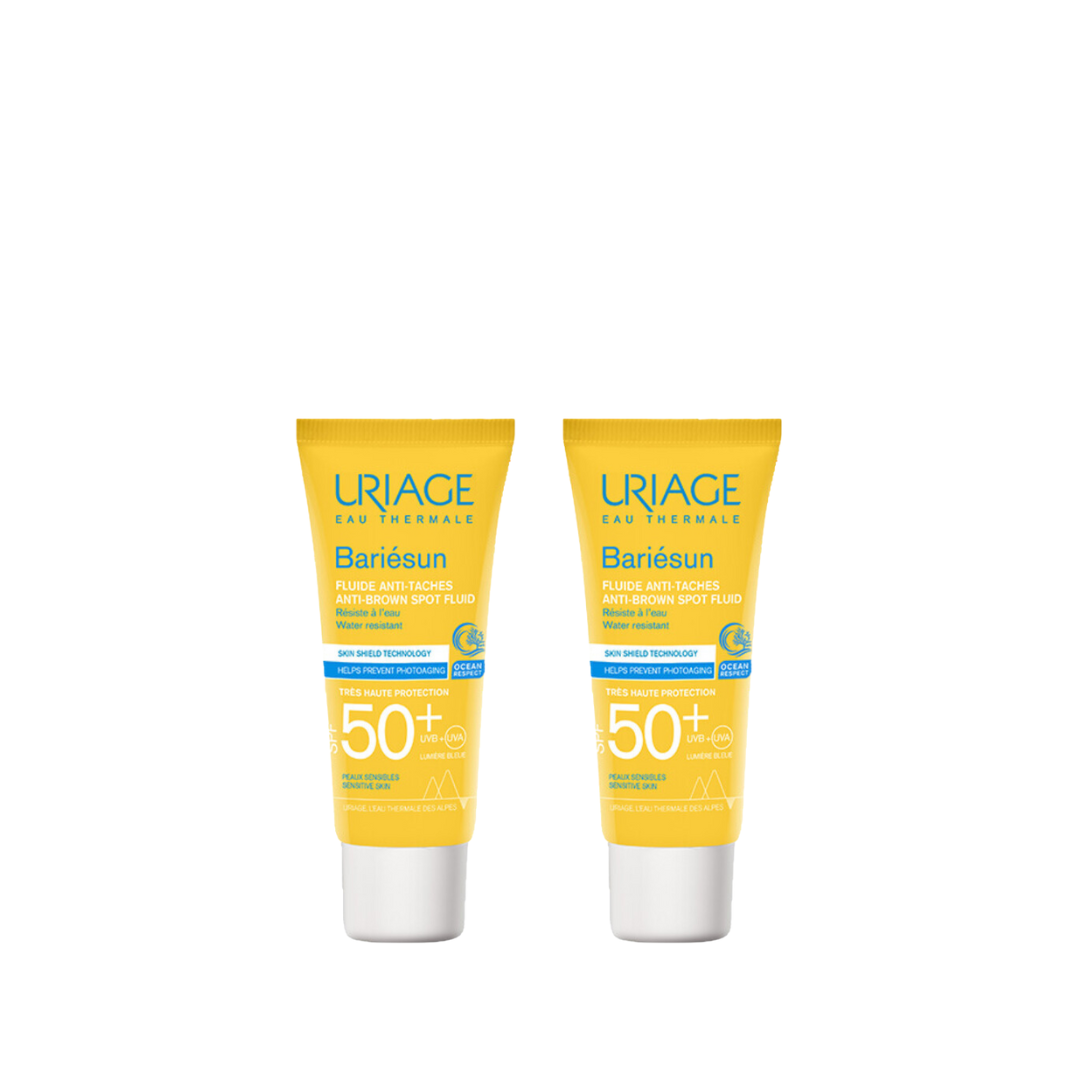 Uriage Bariesun Anti-Brown Spot Fluid SPF50+ 40ml Duo At 25% Off - Medaid International