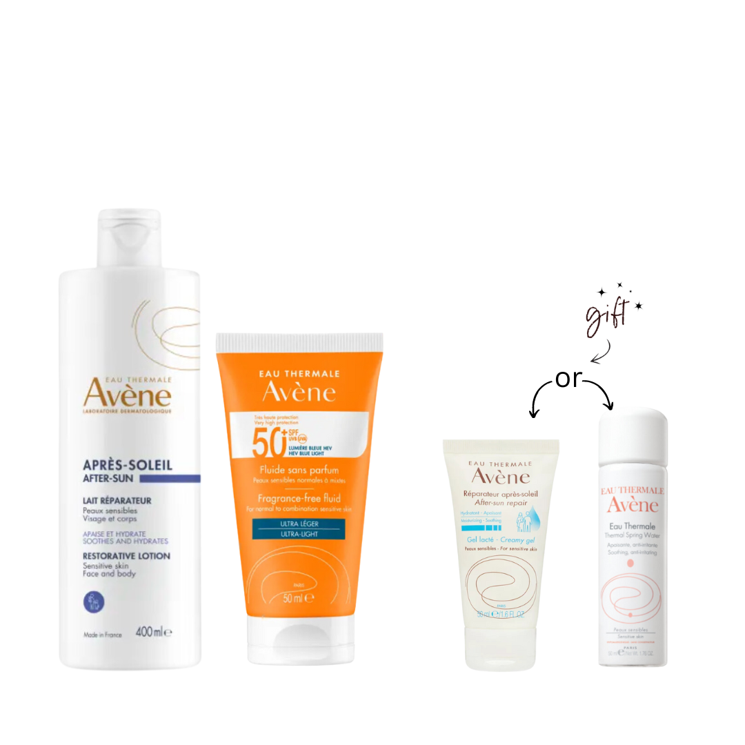 Avene Before And After Sun Care Bundle + Mini Gift - Medaid International