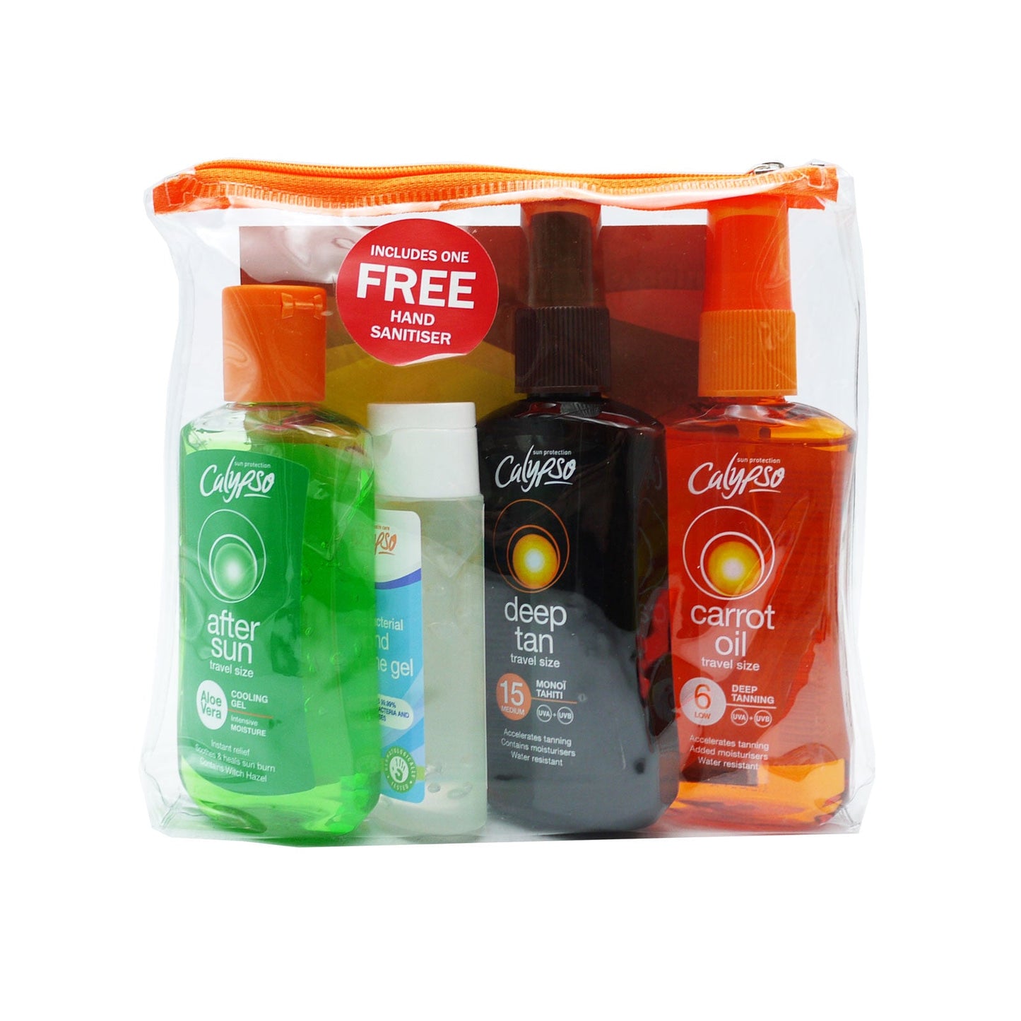 Calypso Tanning Pack 3PK + Free Hand Sanitizer - (3+1 )x100ml - Medaid International