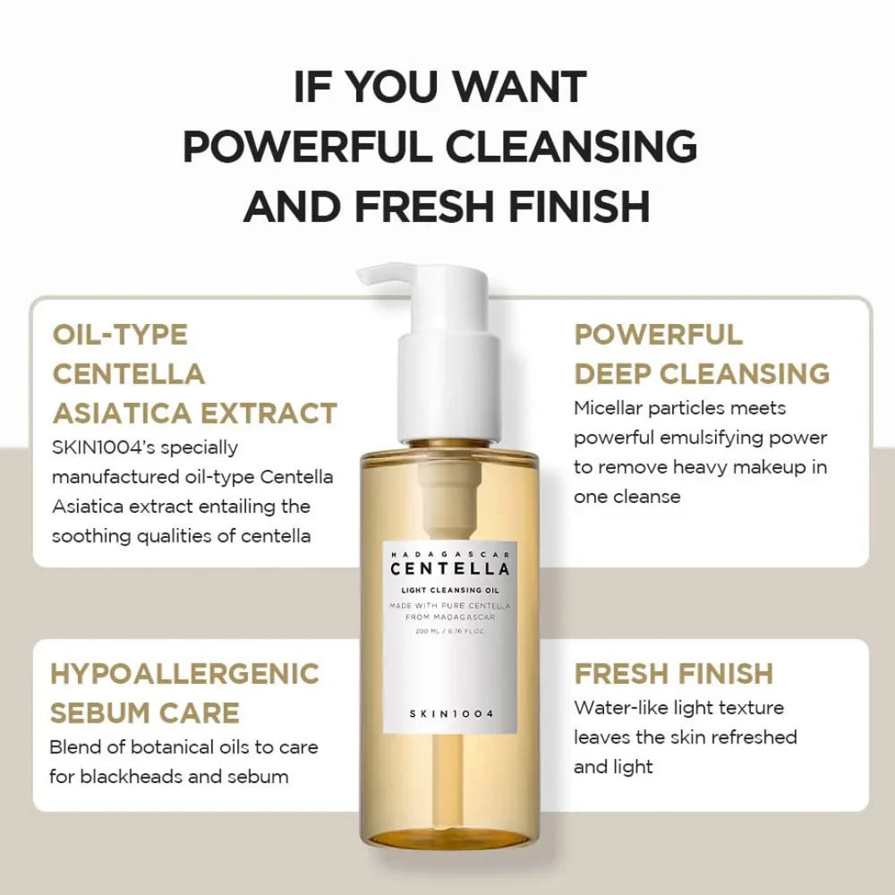 SKIN1004 - CENTELLA LIGHT CLEANSING OIL - Medaid