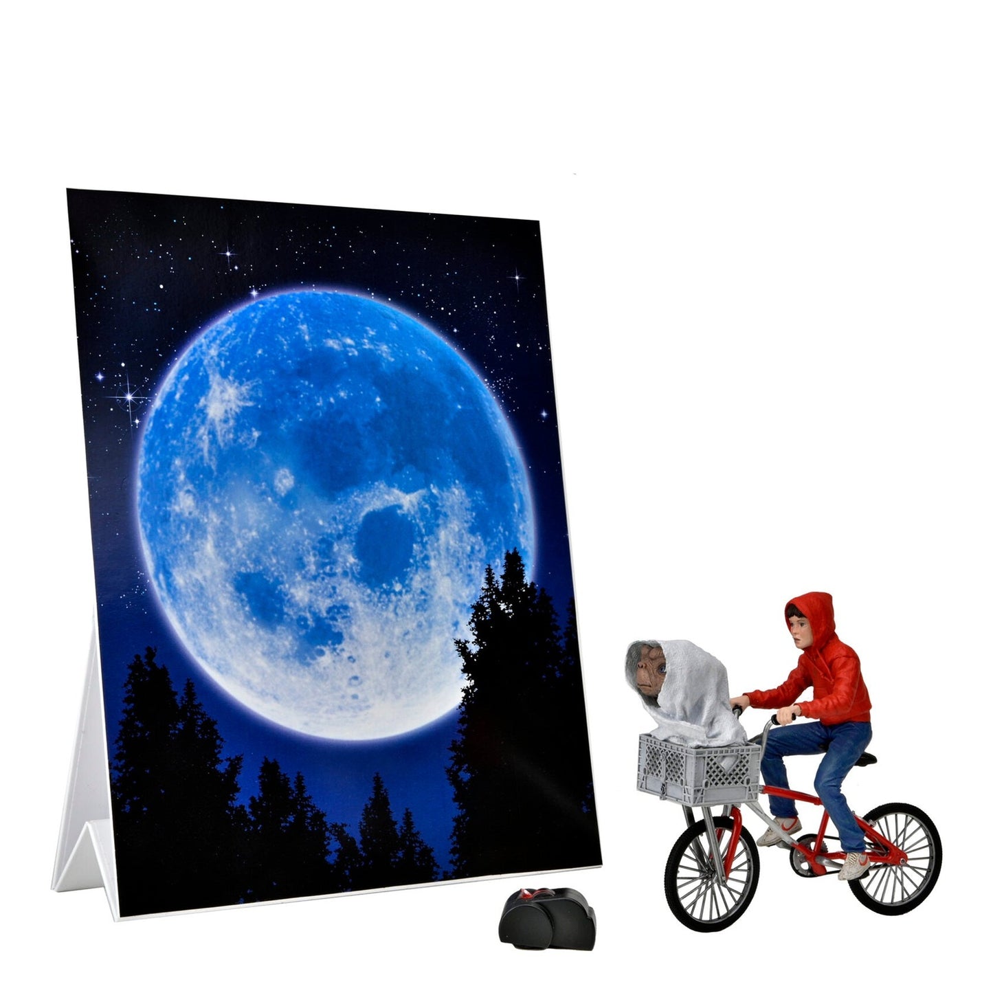 ET 40th Anniversary ET & Elliot On Bike 7" Ultimate Action Figure by Neca - Medaid International