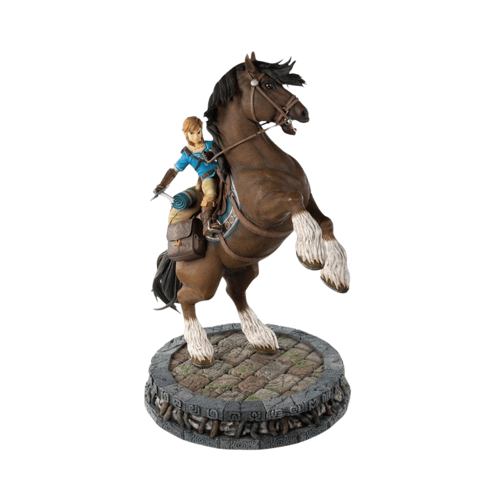 THE LEGEND OF ZELDA: BREATH OF THE WILD - LINK ON HORSEBACK (STANDARD) STATUE BY FIRST 4 FIGURES - Medaid International