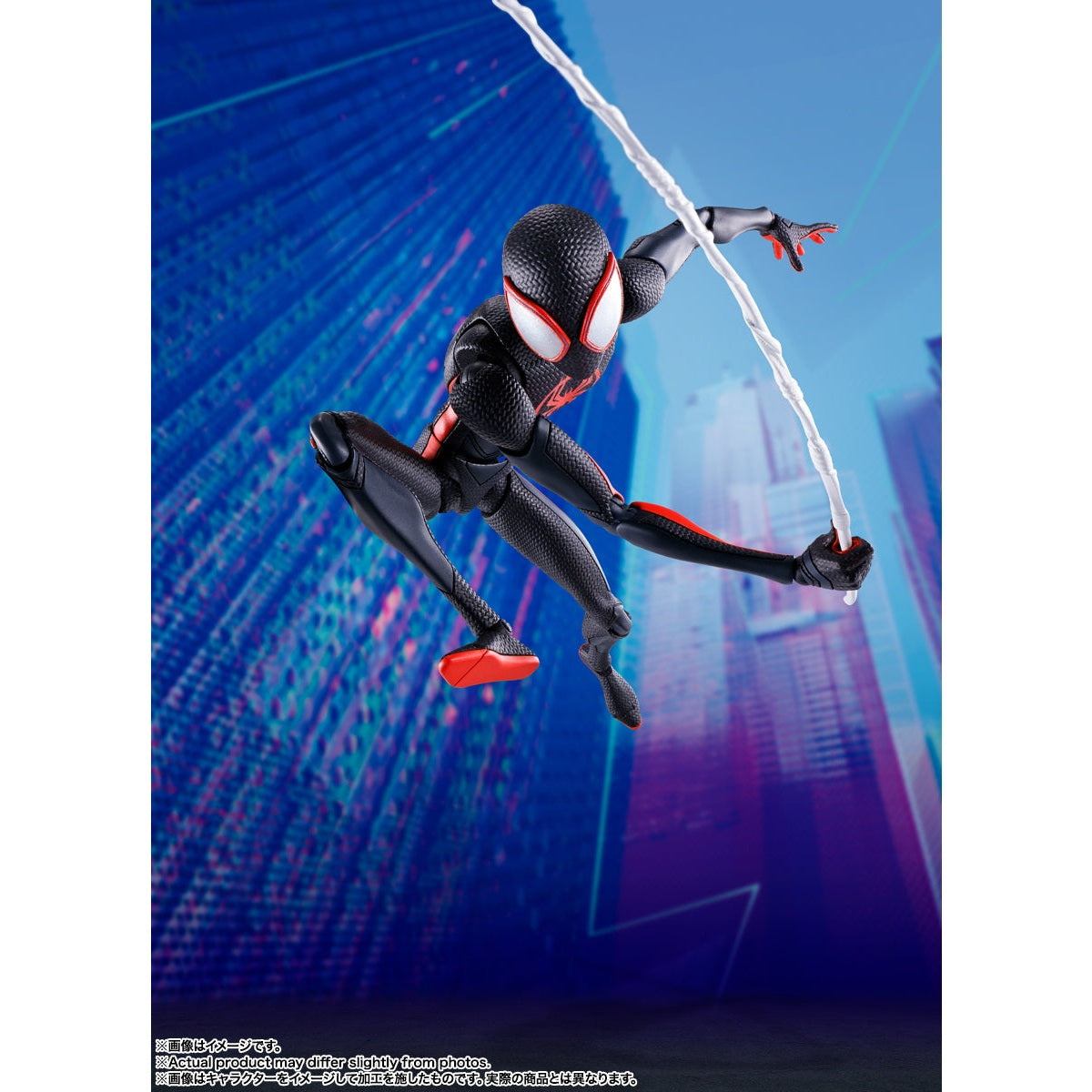 Spider-Man: Across The Spider-Verse - Spider-Man (Miles Morales) S.H.Figuarts Action Figure By Bandai Tamashii - Medaid International