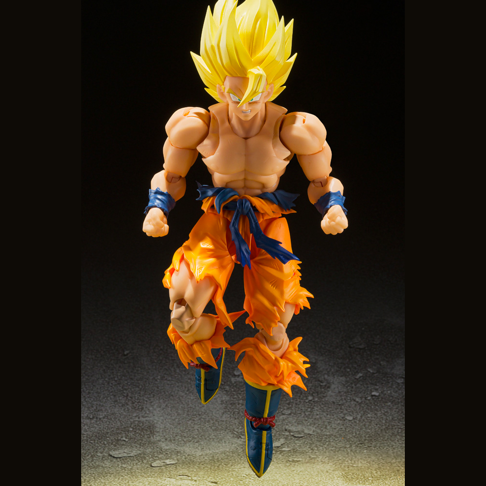 Dragon Ball Z Super Saiyan Son Goku  (Legendary Super Saiyan) S.H Figuarts Action Figure by Bandai Tamashii - Medaid International