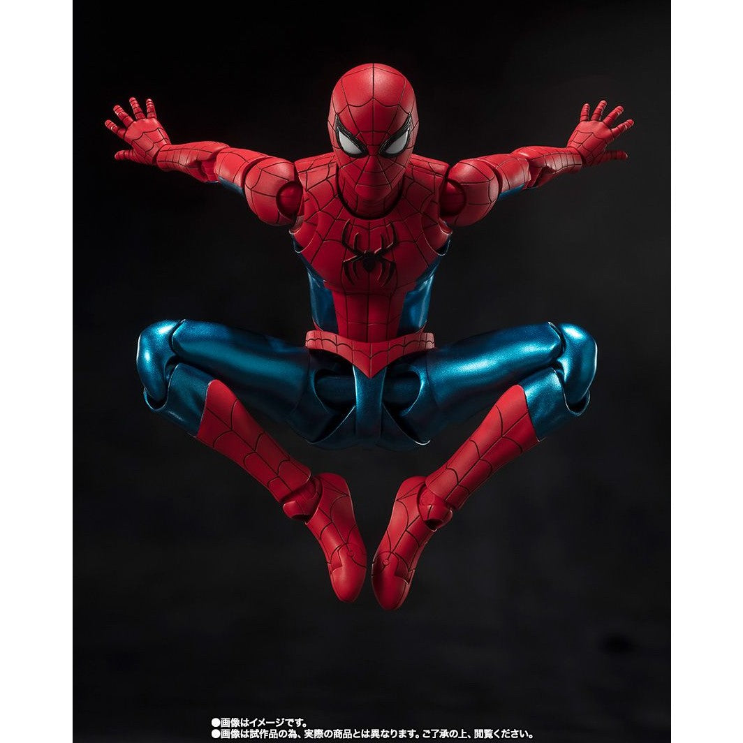 Marvel Spider-Man New Red & Blue Suit S.H.Figuarts Action Figure By Bandai Tamashii - Medaid International