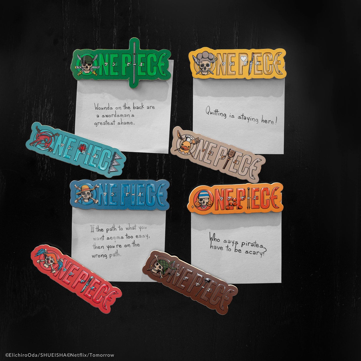 One Piece Title Sequence Set of 8 Magnets By Cinereplica - Medaid International