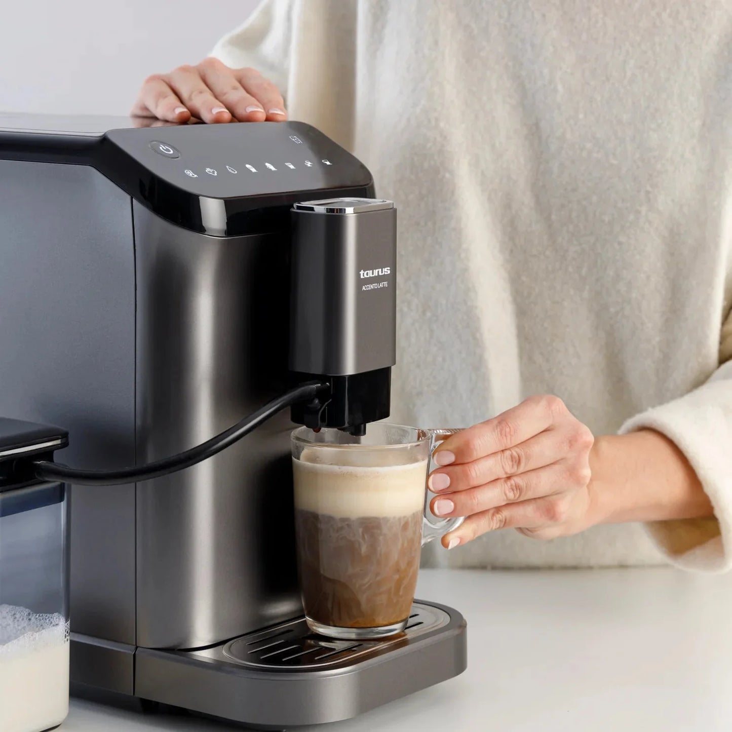 Accento Latte Super-Automatic Coffee Machine - Medaid International