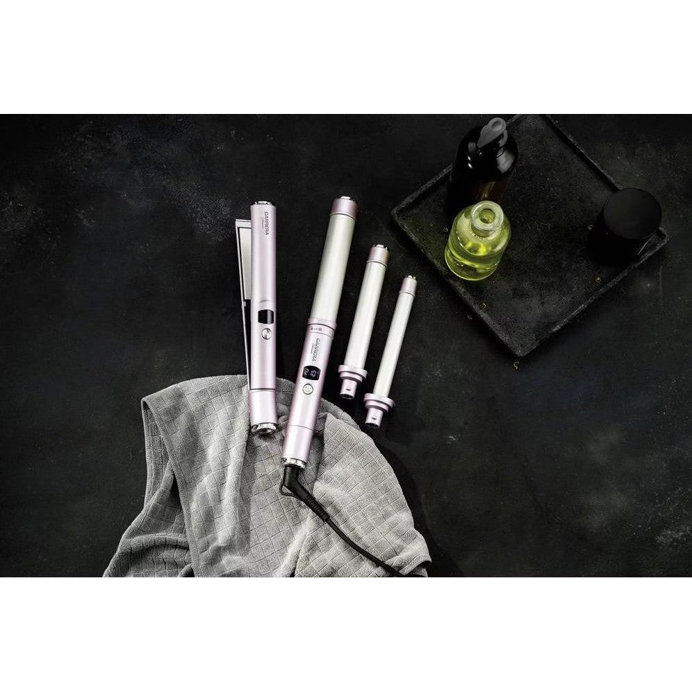 Classic Straightener & Curler 3in1 Set, Light Pink - Medaid International