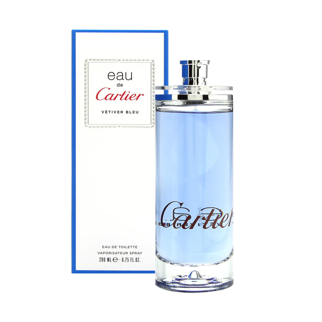 Cartier Vetiver Bleu Eau De Toilette Pour Homme - 2 Sizes - Medaid International