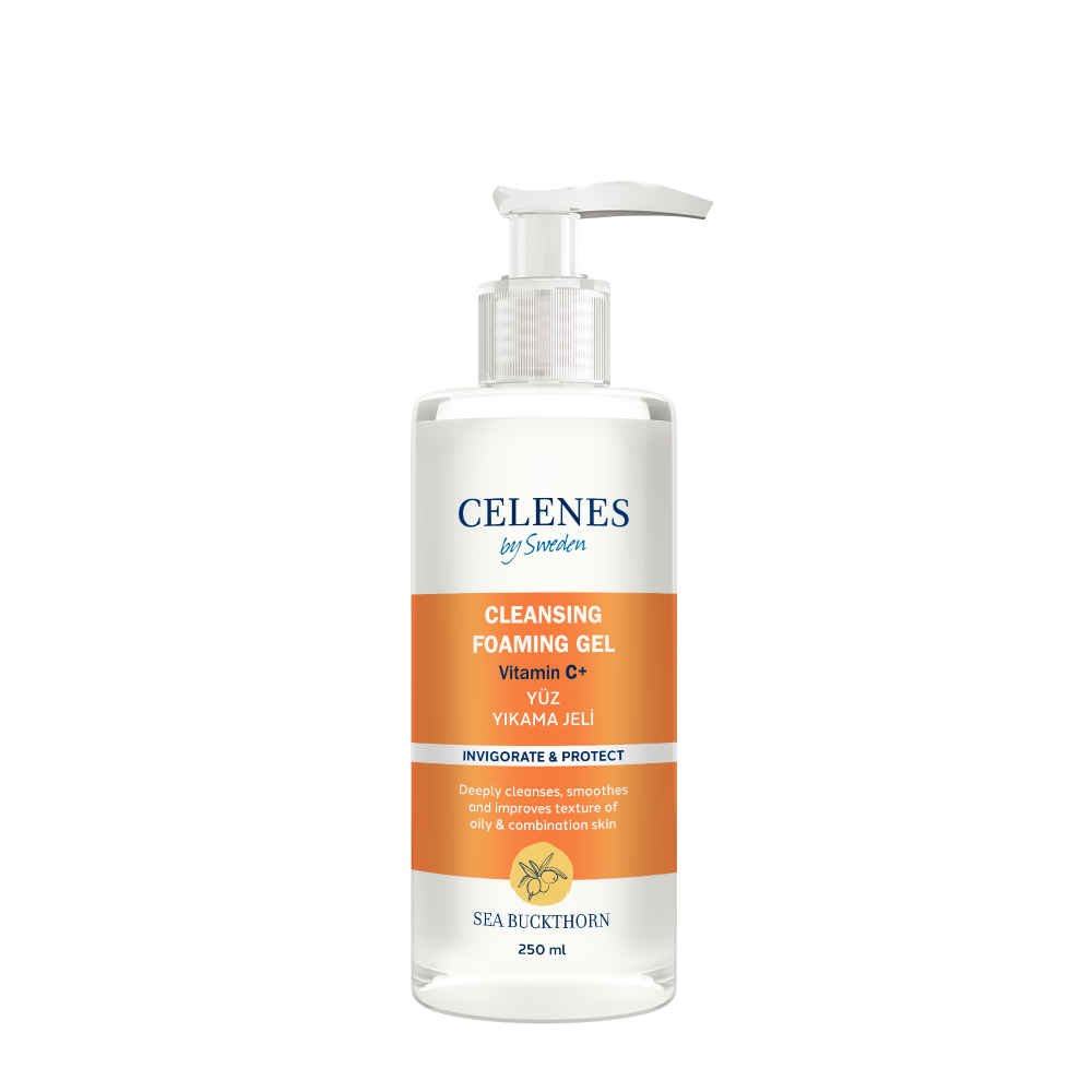 Celenes Sea Buckthorn Cleansing Foaming Gel Oily To Combination Skin- 200 ml - Medaid International
