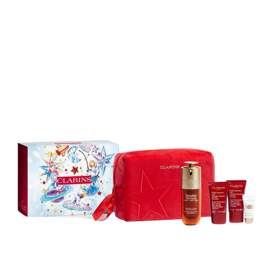 Clarins Double Serum 50ml And Multi Intensive Christmas Set - Medaid