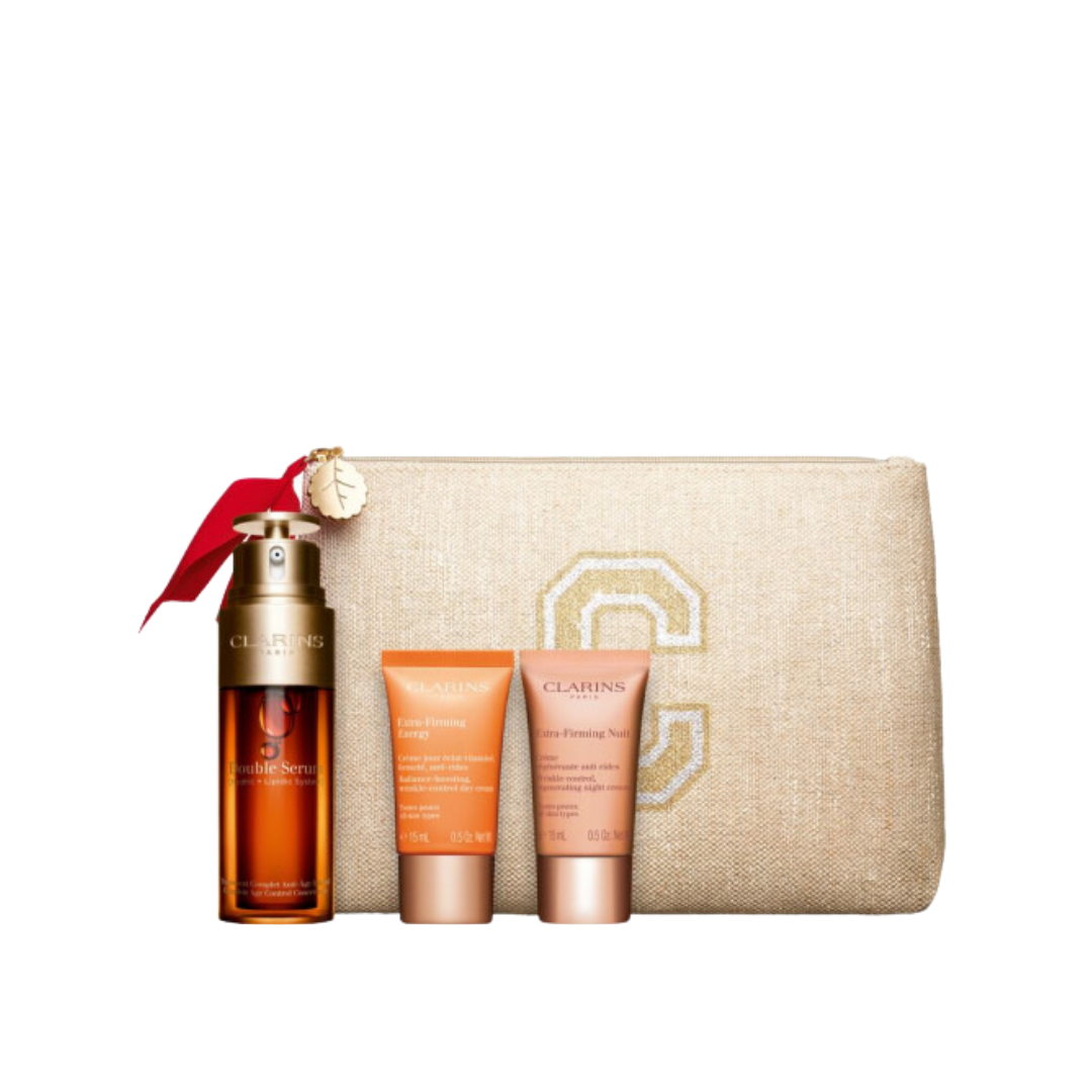 Clarins Double Serum & Extra Firming Day And Night Set - Medaid