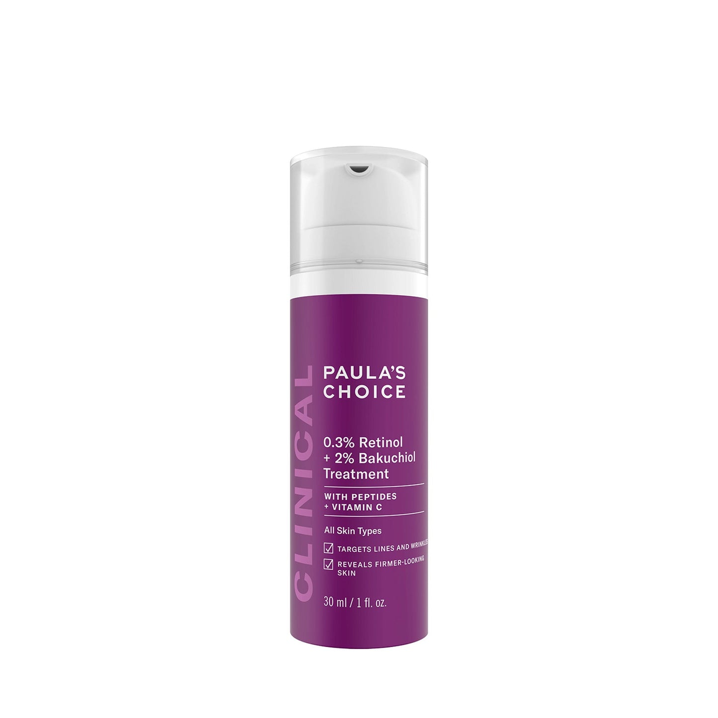 Clinical 0.3% Retinol + 2% Bakuchiol Treatment - Medaid