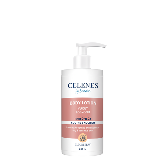Celenes Cloudberry Body Lotion Dry & Sensitive Skin- 200 ml - Medaid International