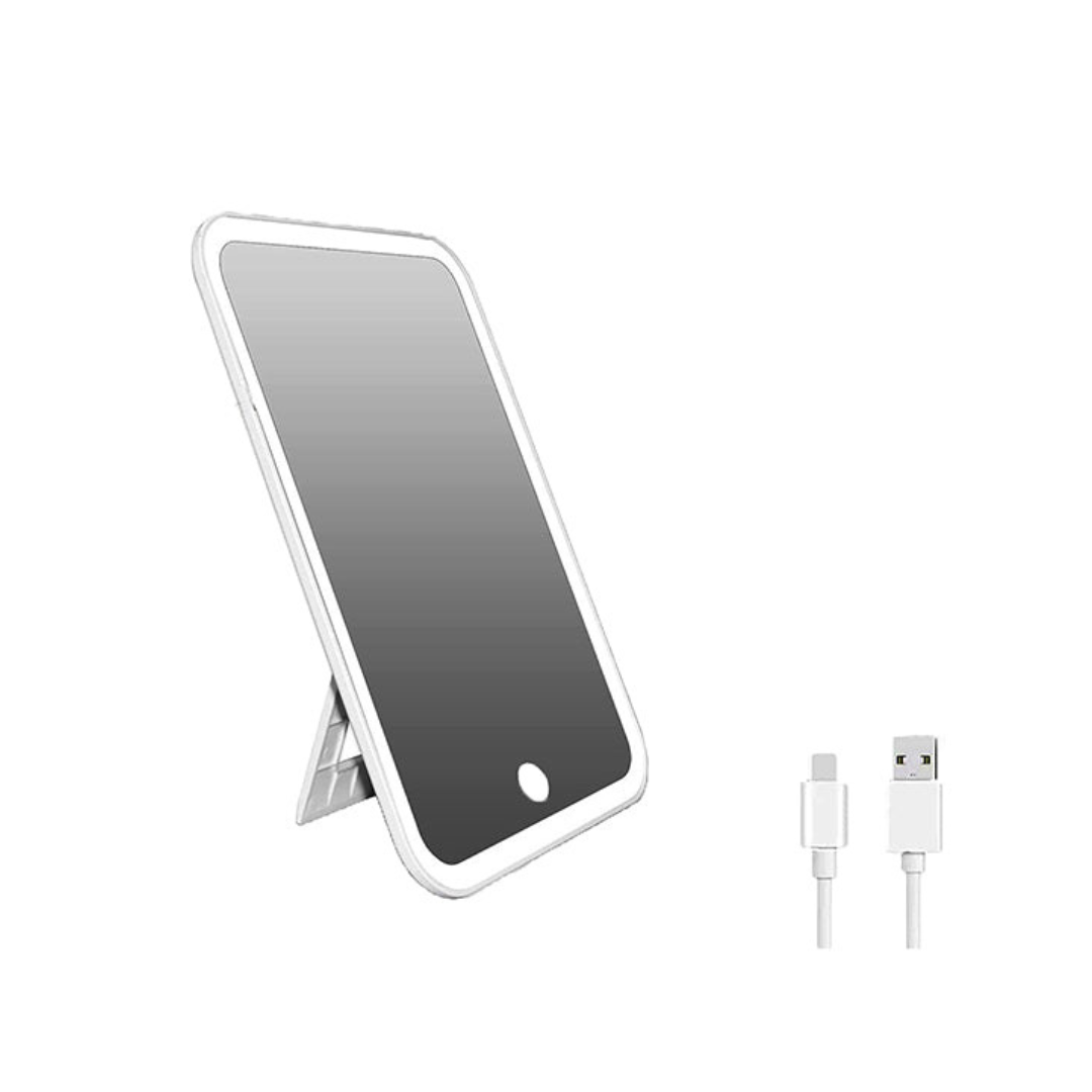 Conqueror Rechargeable LED Mirror for Makeup White - TMR203 - Medaid International
