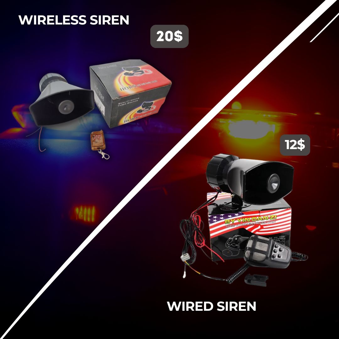 Car Siren Electronic Horn 100Watt - Medaid International