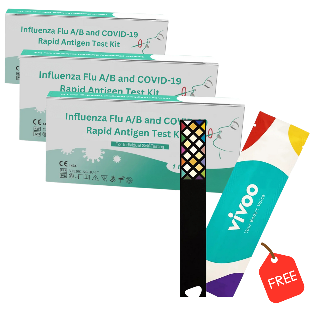 Covid Test Rapid Test + H1N1 & Free Vitamins & Minerals Checker - Medaid International