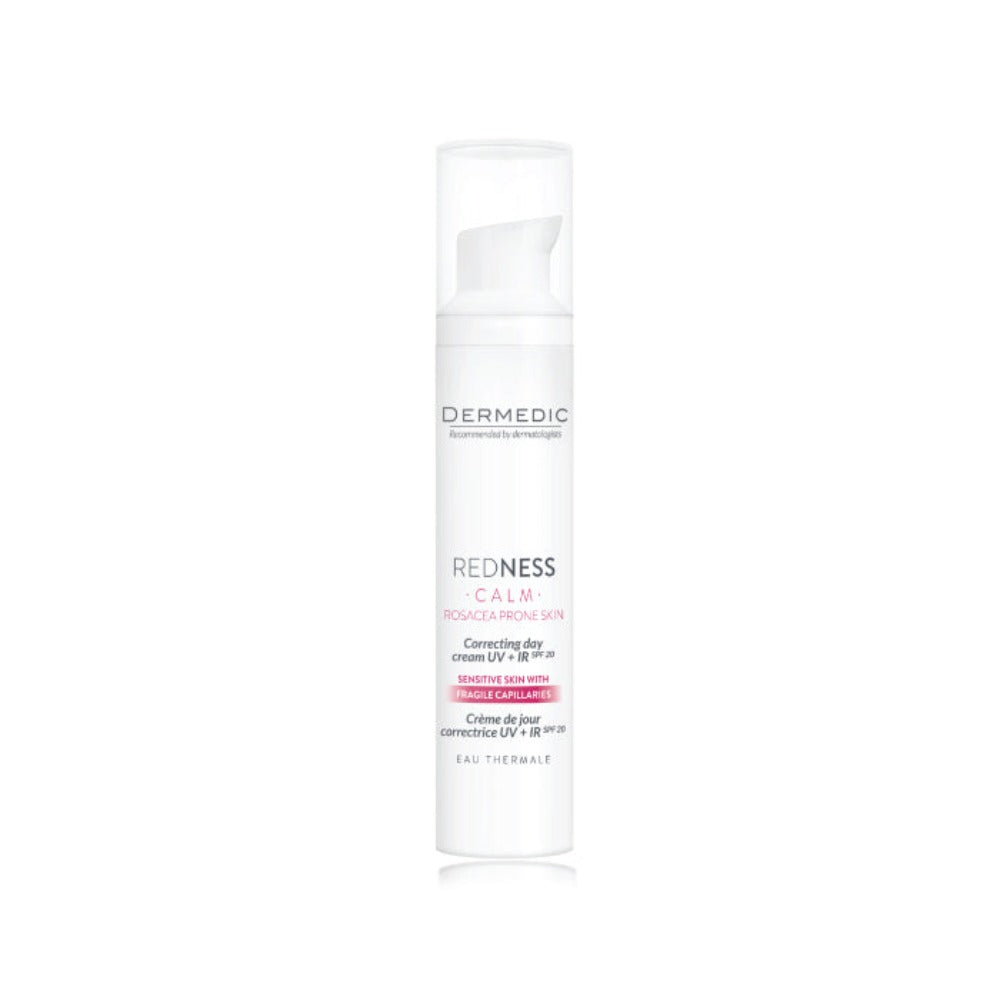 Dermedic Redness Correcting Day Cream UV+IR SPF 20 - 40 ml - Medaid International