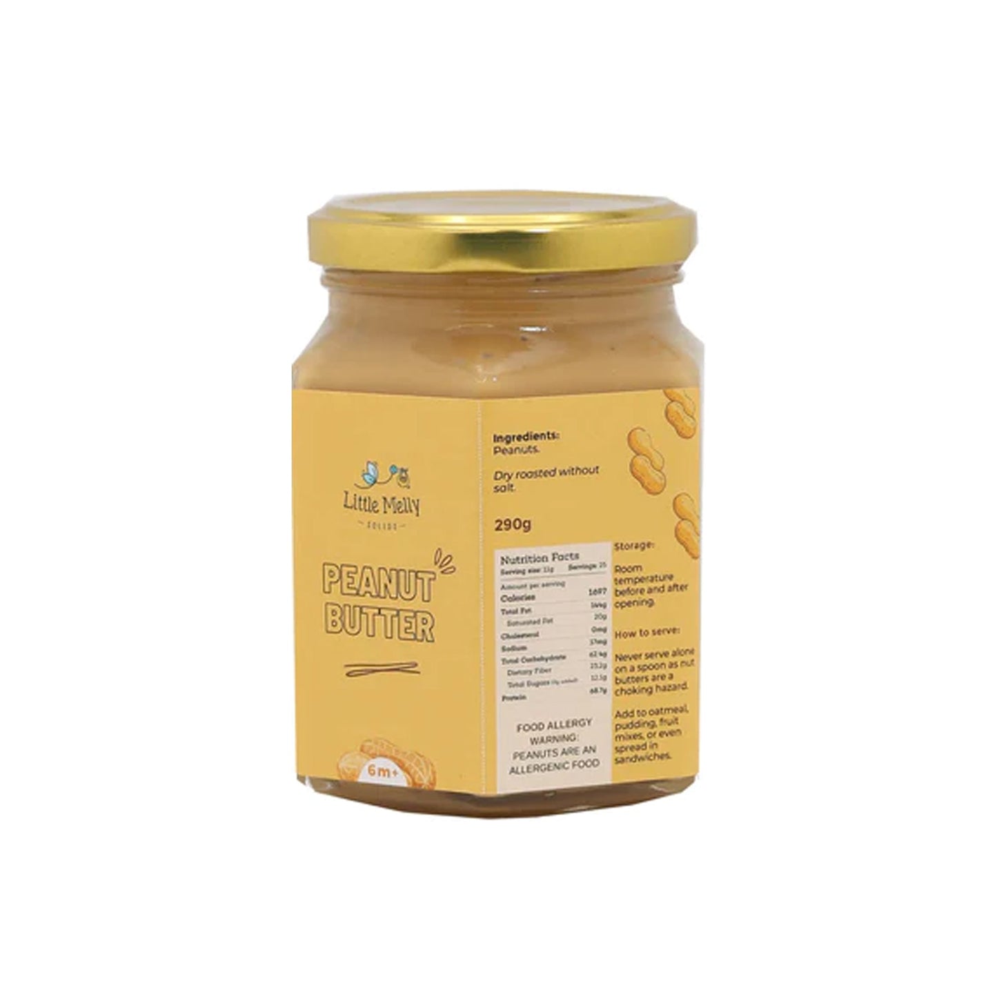 LITTLE MELLY CREAMY PEANUT BUTTER (6M+) - Medaid International