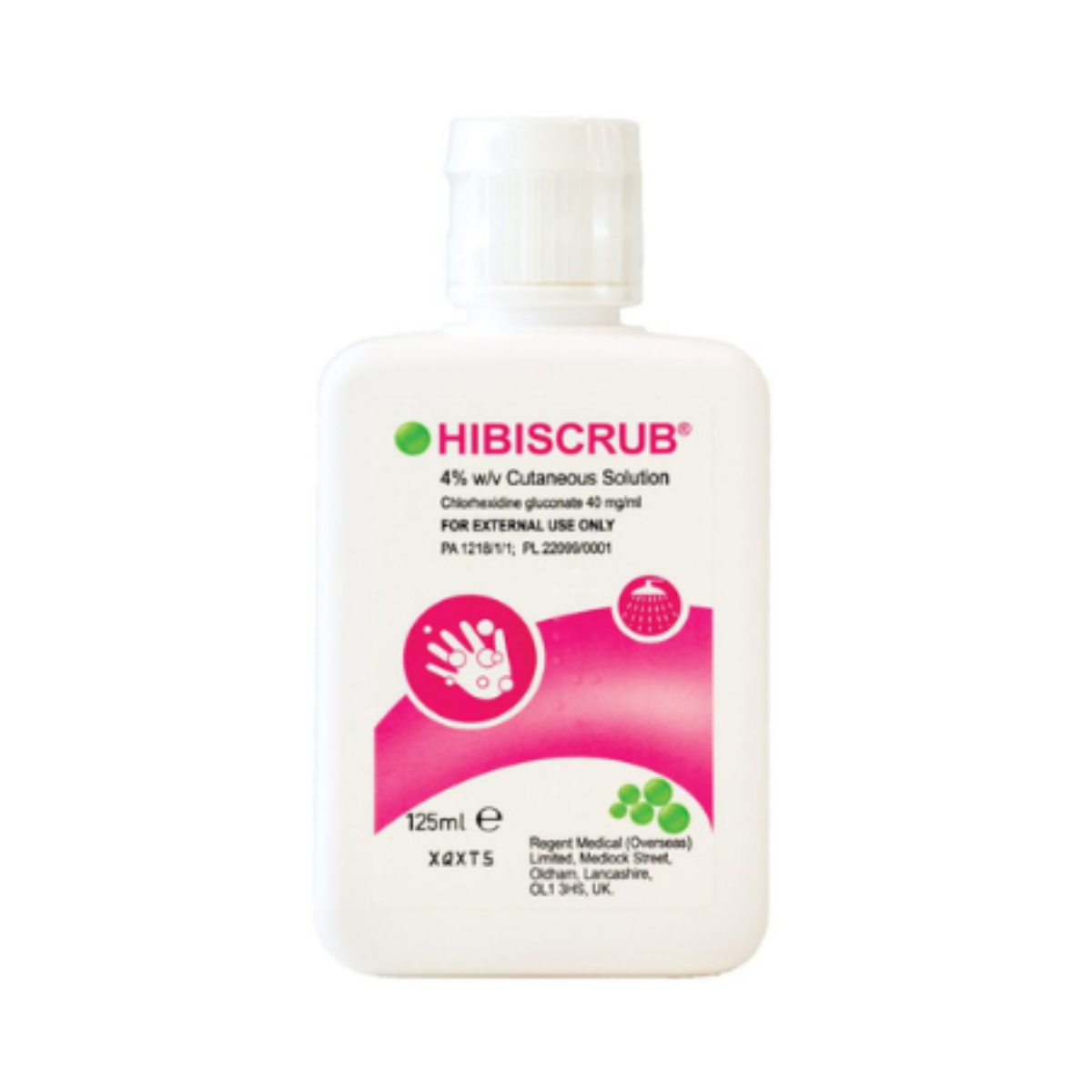 Hibiscrub - Antimicrobial Skin Cleanser 125ml - Medaid